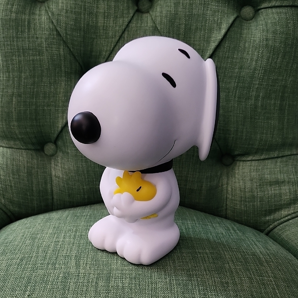 Snoopy and Woodstock Figural Coin Bank